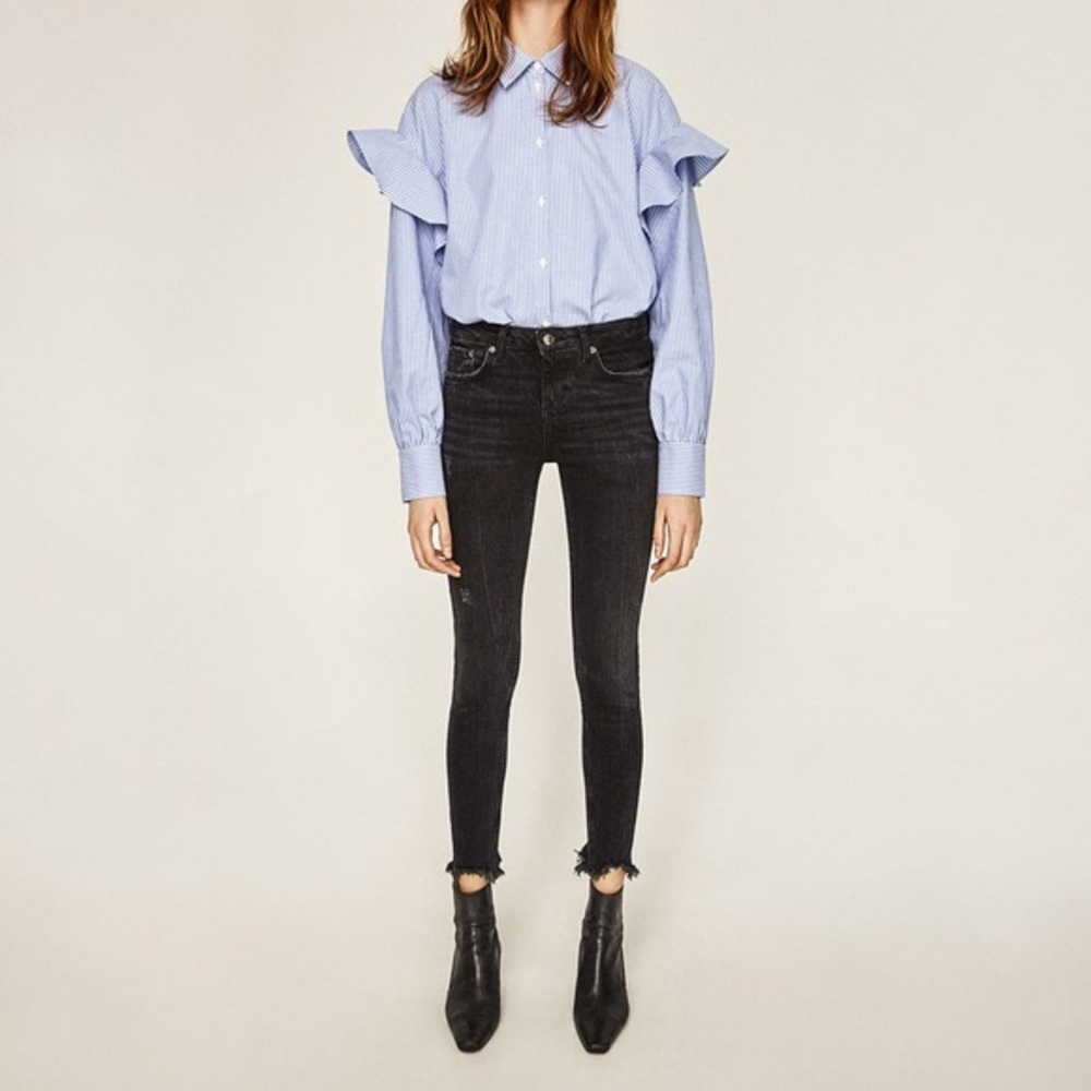 Zara Rostov frayed hem jeans - Picture 3 of 6